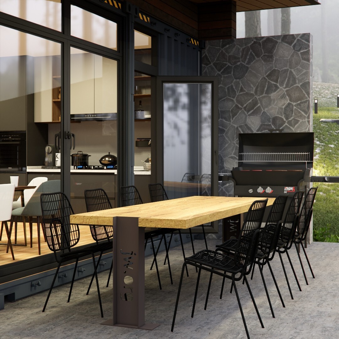 Container house plans – 2 bedrooms – 1 bathroom – Digital PDF File