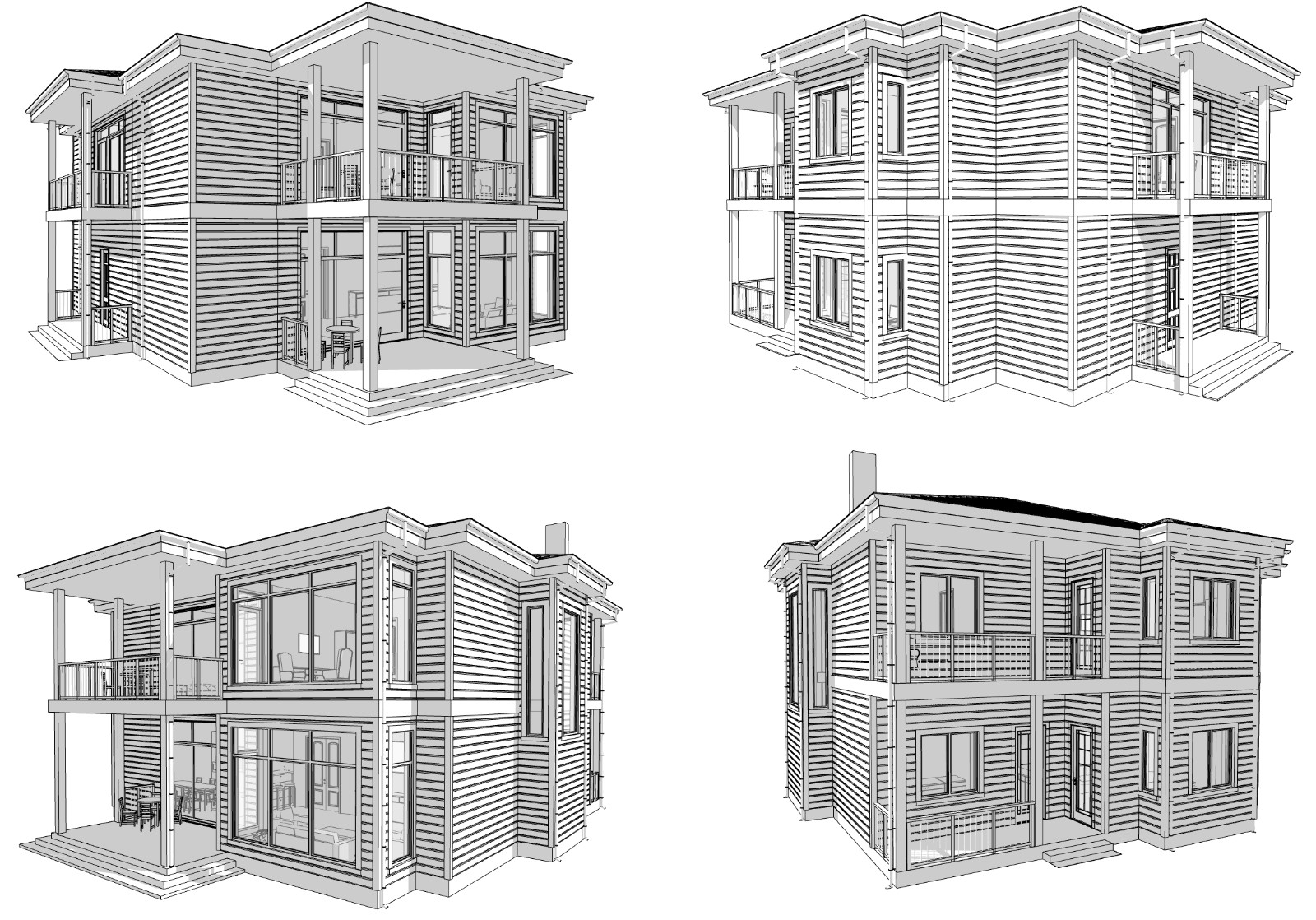 5 Beds, 5 Baths Beautiful Home Architectural Build Plans PDF Download