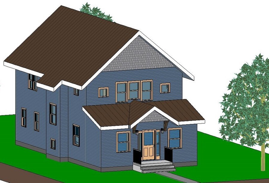 Custom Home House Building Plans 5 bedroom 2791 sq ft – Blueprints – PDF files