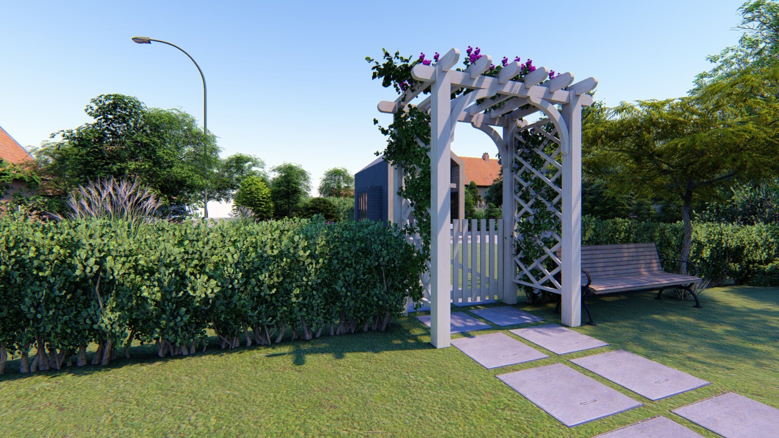 5 Models Garden Pergola Arch | Backyard Design | SketchUp | Mee Studio