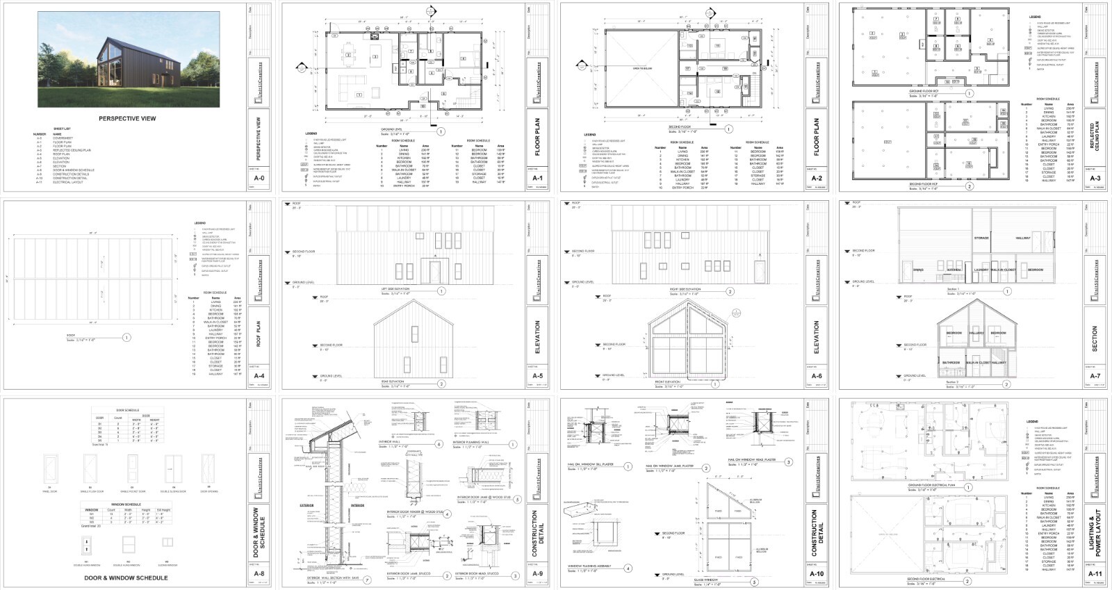 Barndominium House Plan 3 Bedrooms 4 bath 25’x50′ (2,500 sq ft.) | PDF Download