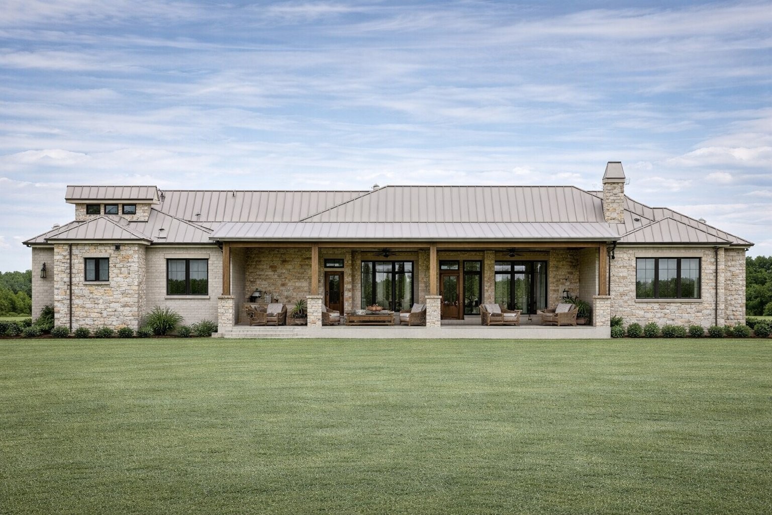 Upscale Custom House Plans for Acreage