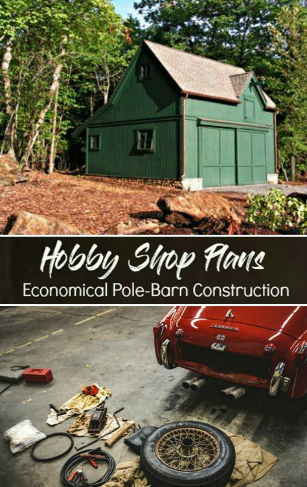 14 Hobby Barn Designs – Complete Pole-Barn Construction Plans (S2)