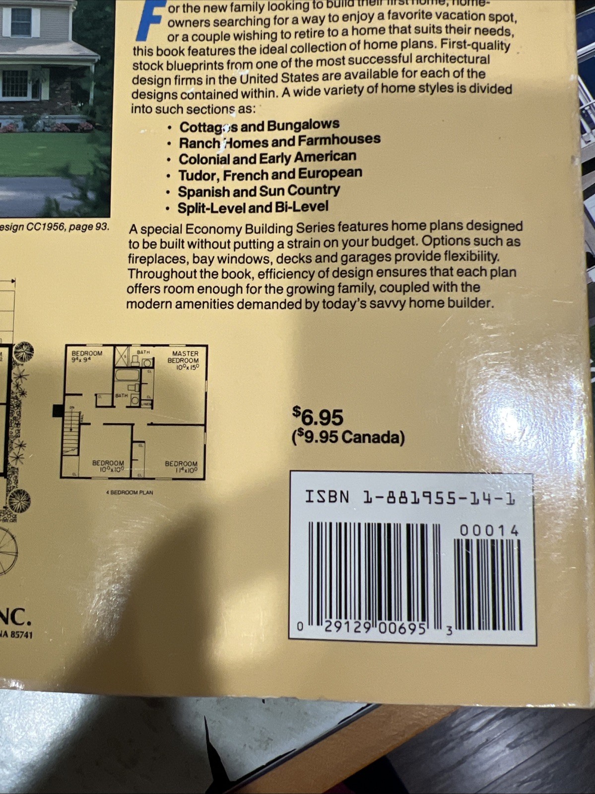 Lot Of 4 Home Building Plans Books