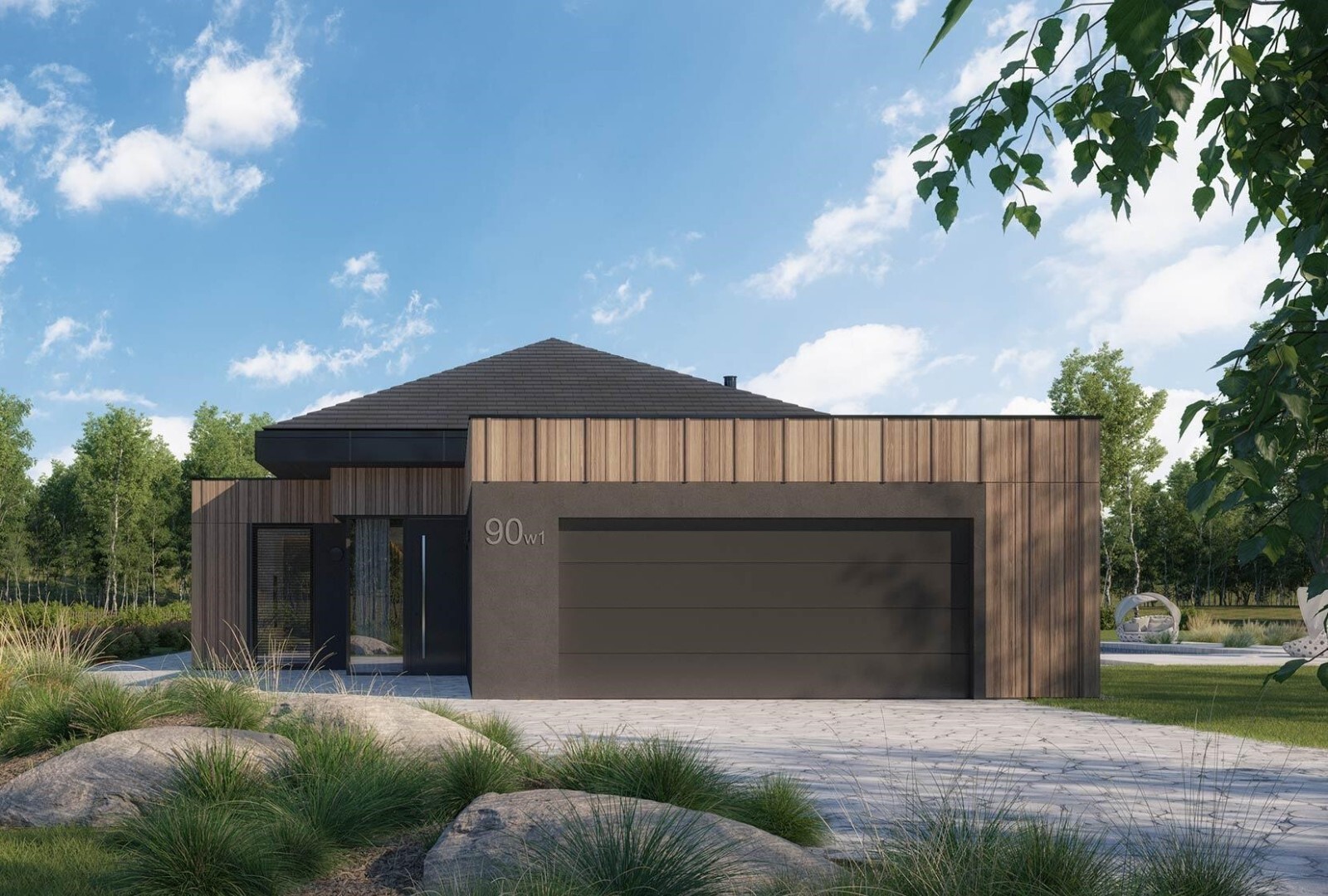 Modern House Plan, American Style House, Barndominium House, Farm House- İZMİR