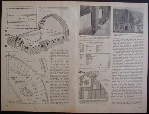 36 x 50 or larger FARM Hay BARN HowTo build PLANS Arched Roof