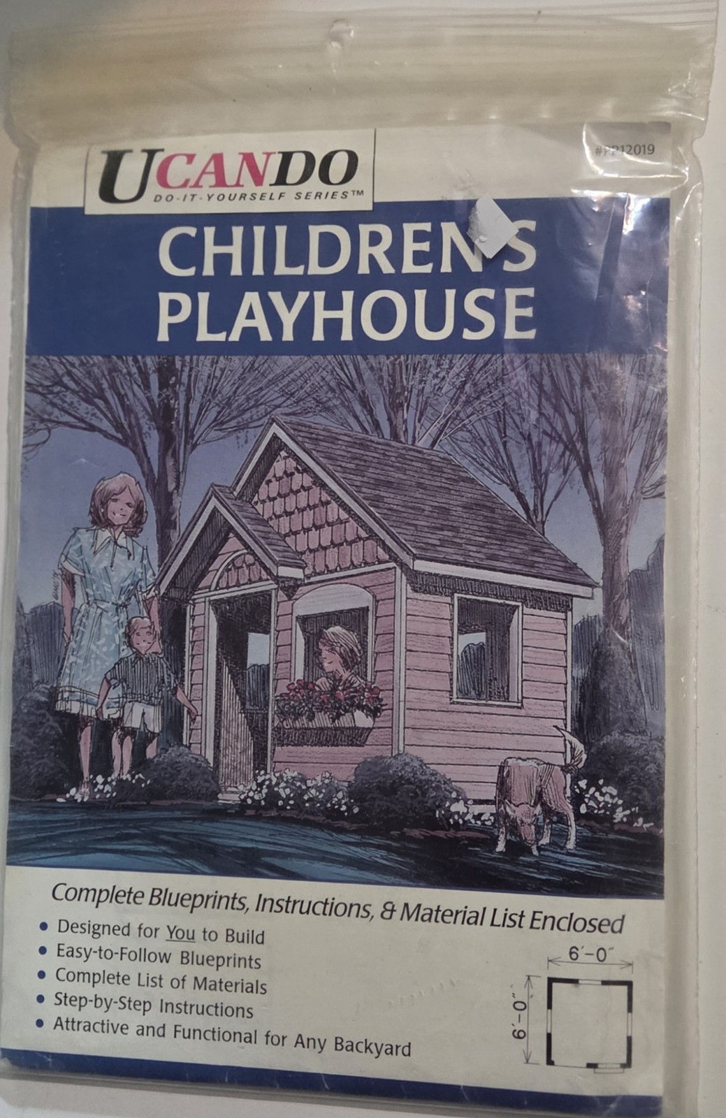 Do It Yourself Children’s Playhouse Blueprints Plans Instructions MaterialsList