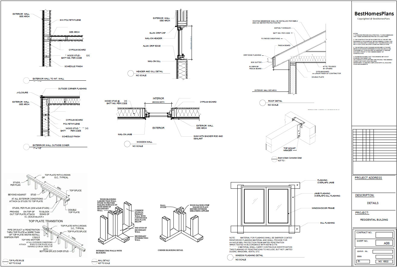 90’x55’ 3 Bed, 2 Bath Garage, Porch, Winter Garden Architect. Plans PDF Download