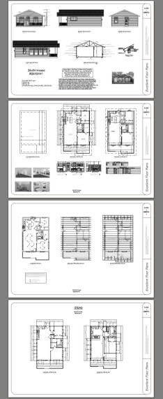 26×34 House — 1 Bedroom 1 Bath — 884 sq ft — PDF Floor Plan 1