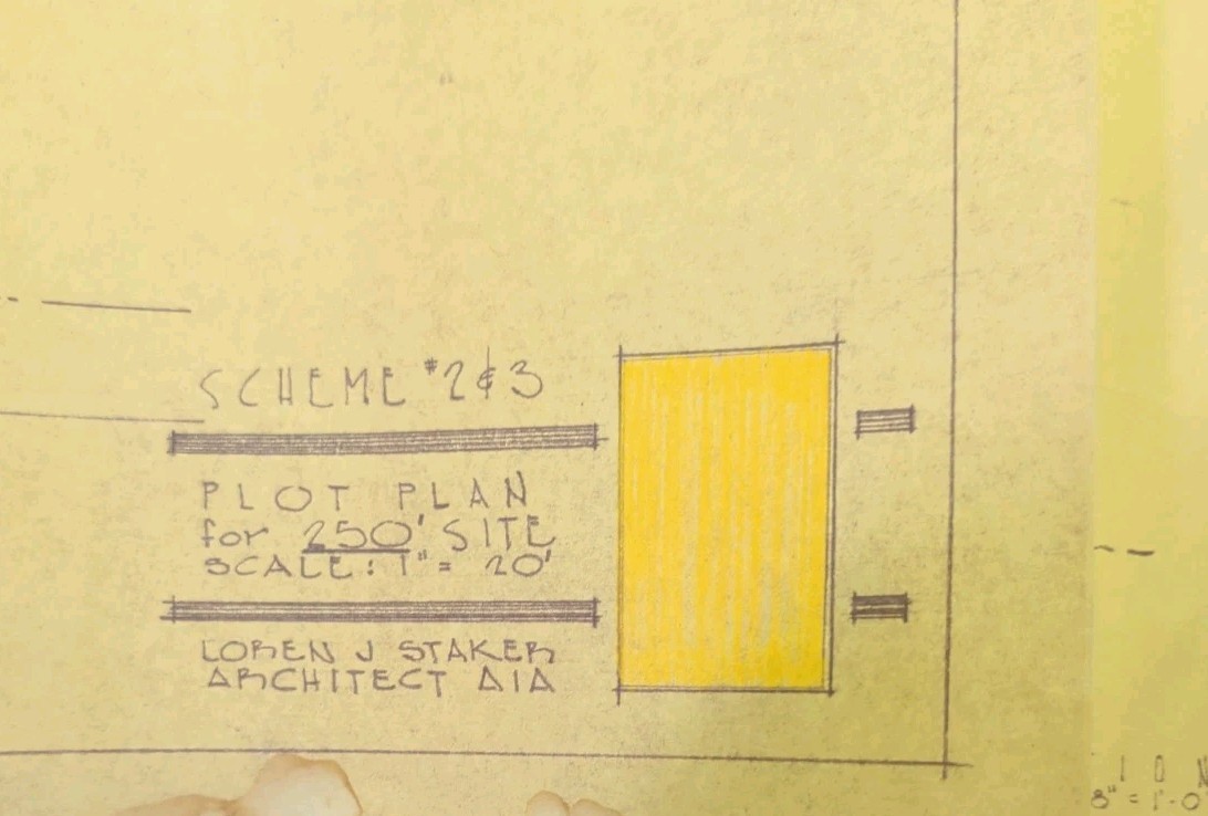 Vintag Vellum Siite Plans, Elevation Etc For 1963 Lot In Canal Fulton Oh