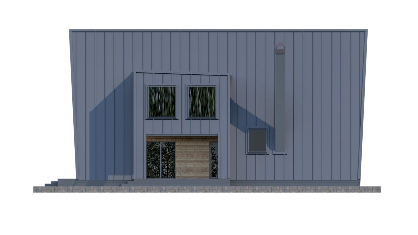 64’x50’ 2-Beds 3-Baths Charming A-Frame Architectural Plans CAD FILES Download