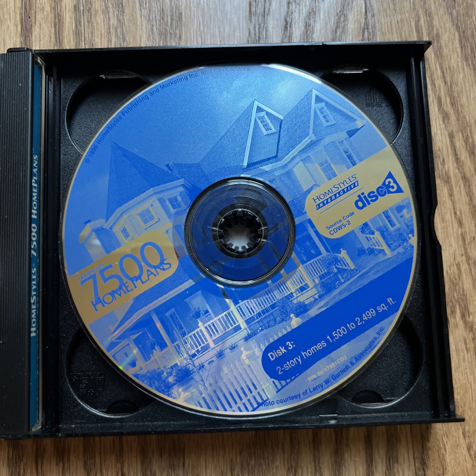 VINTAGE HomeStyles 7500 Home Plans Design Software (PC, 1999) 4-Disc CD-ROM Set