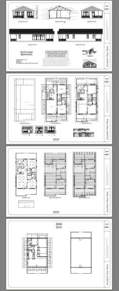28×40 House — 2 Bedroom 2 Bath — PDF Floor Plan — 1,120 sq ft — Model 2A