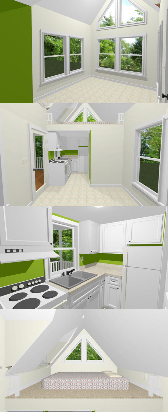 20×10 Tiny House — 281 sq ft — PDF Floor Plan — Model 2