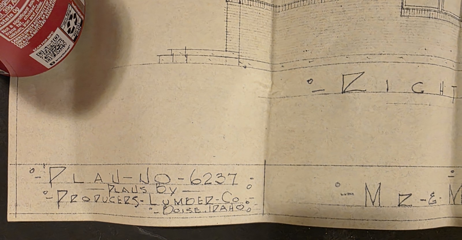 1959 Boise Idaho Glenn Blaser Duplex Blueprint Plans Architectural Archive