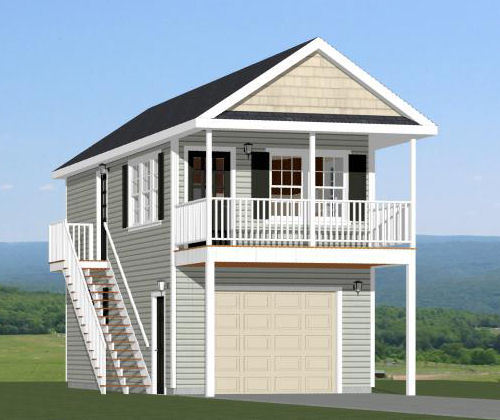 14×32 Tiny House — 567 sq ft — PDF FloorPlan — Model 6E