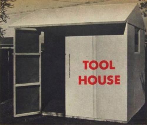 Pre-Fab TOOL SHED 6’x8′ 1957 How-To build PLANS Garden Camp