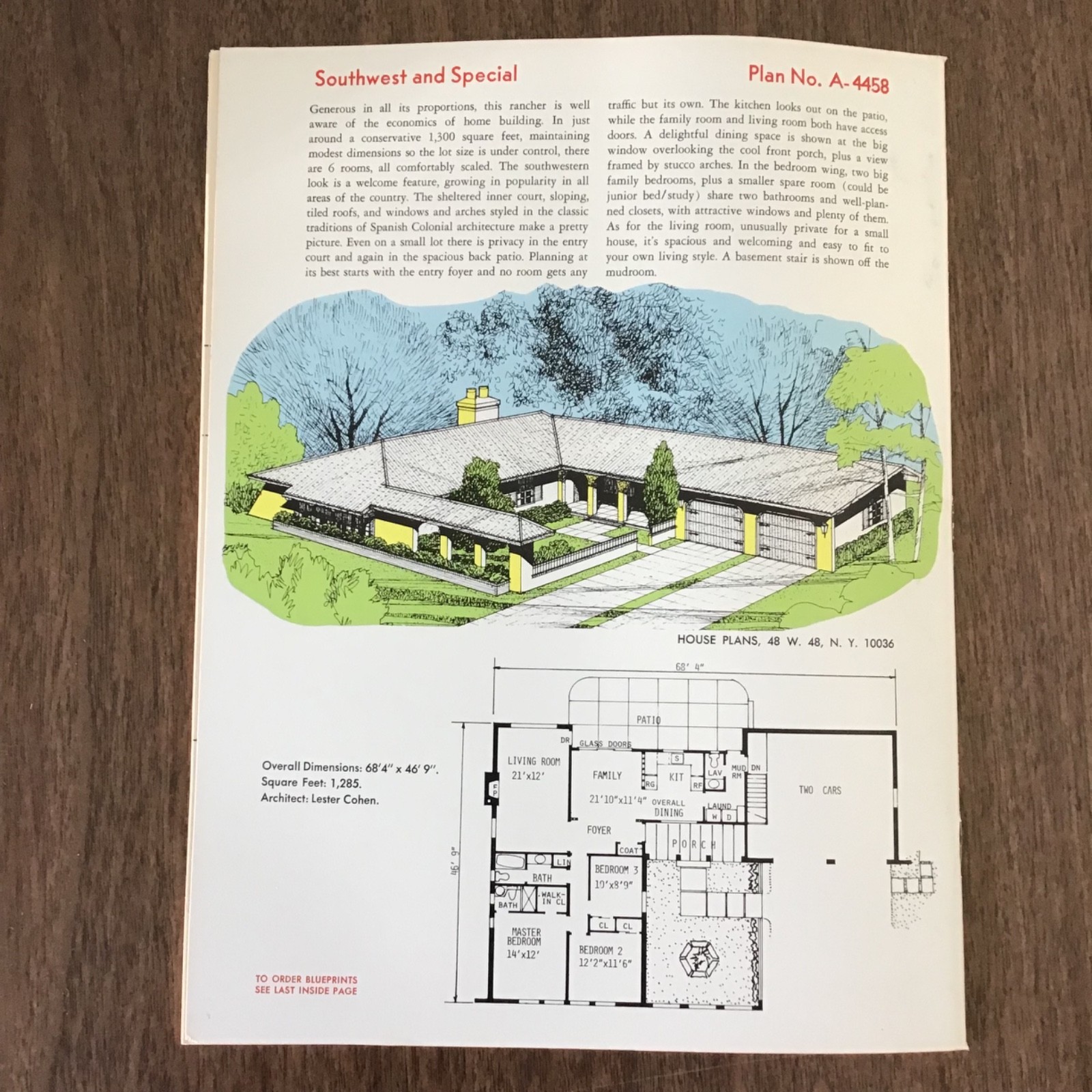 1982 Vtg Home Plans HOUSE Floor Plans Book SEE INDEX Ranch Splitlevel Expansion