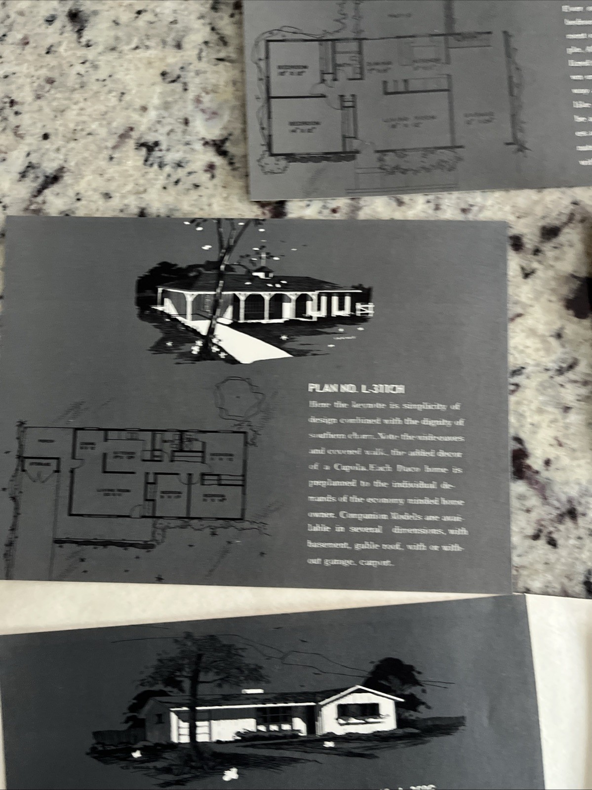 Vintage 1959 MCM Home Plan Catalog DACO Homes Dave Cox Co Independence MO