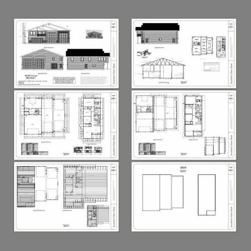 56×50 Apartment – 2-RV – 3 Br 2.5 Ba – PDF FloorPlan – 1,703 sqft – Model 1A
