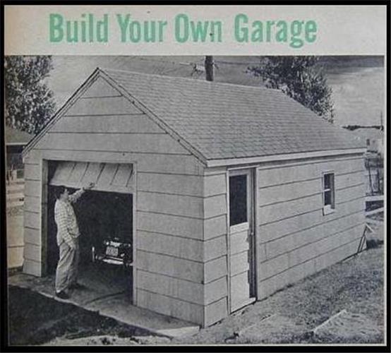 14′ X 21′ Garage & Workshop How To build PLANS 1 1/2 Car Wood frame