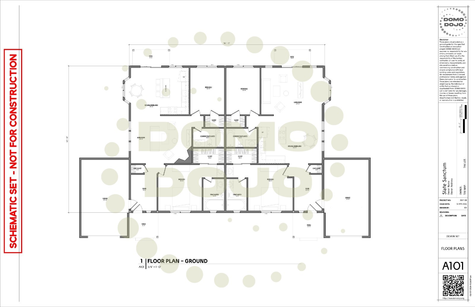 Slate Sanctum Duplex Plans – PDF Downloadable Blueprint
