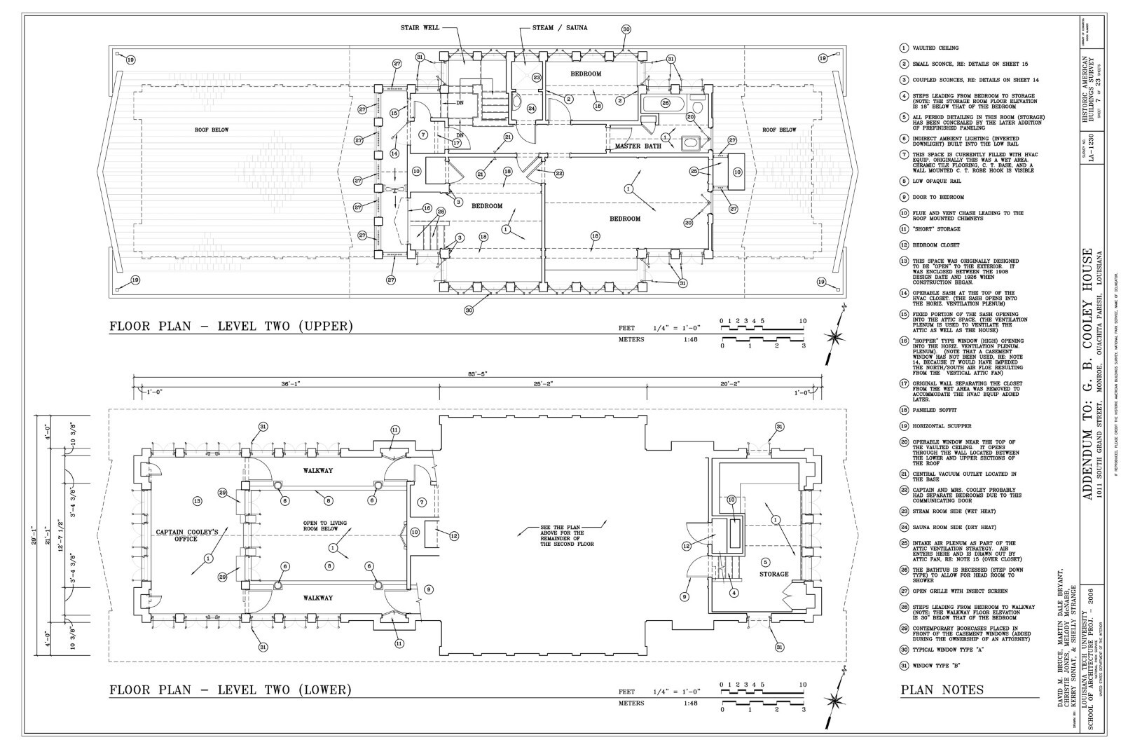 Prairie Style home by Walter Burley Griffin, 5 bedrooms, brick/wood house plans