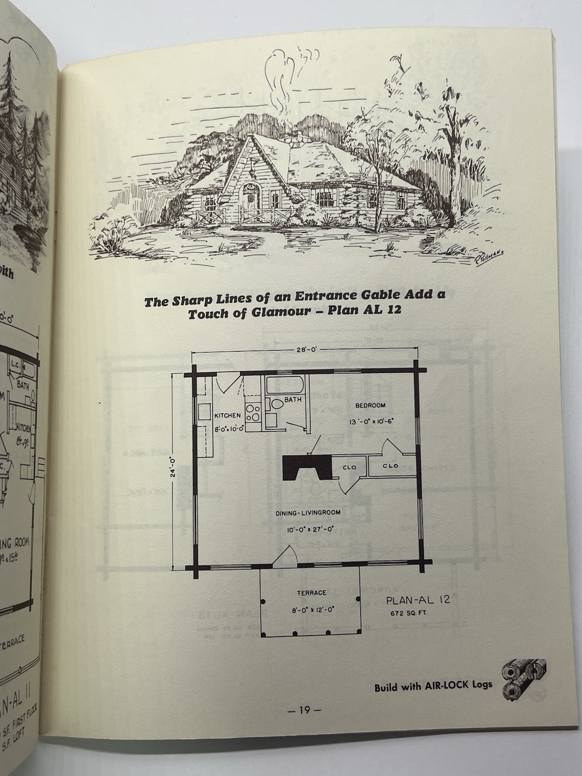 Log Cabins: Fifty-Five Plans / Designs Air-Lock Log Company
