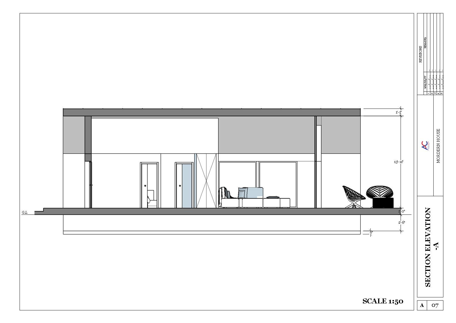 Modern House Plan 3D images 3 Bedroom DWG CAD File for Blueprint Plans -1014sqft