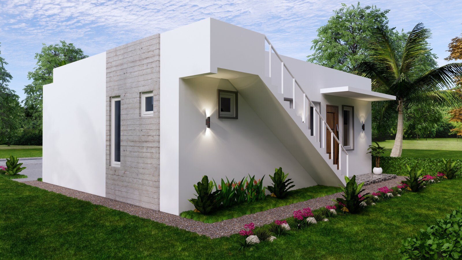 33×27 Feet Small House Design 10×8 Meter 2 Beds 2 Baths Terrace (A4 Hard Copy)