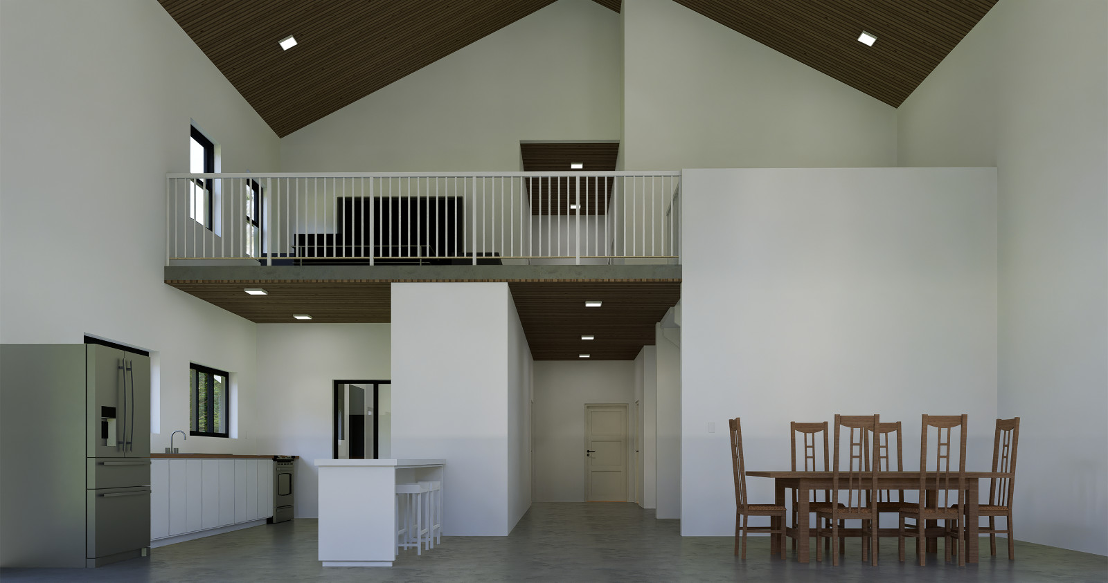 Barndominium House Plan, 5 Beds 3 bath with loft, 32’x70′ plan 2,400 sq ft | PDF