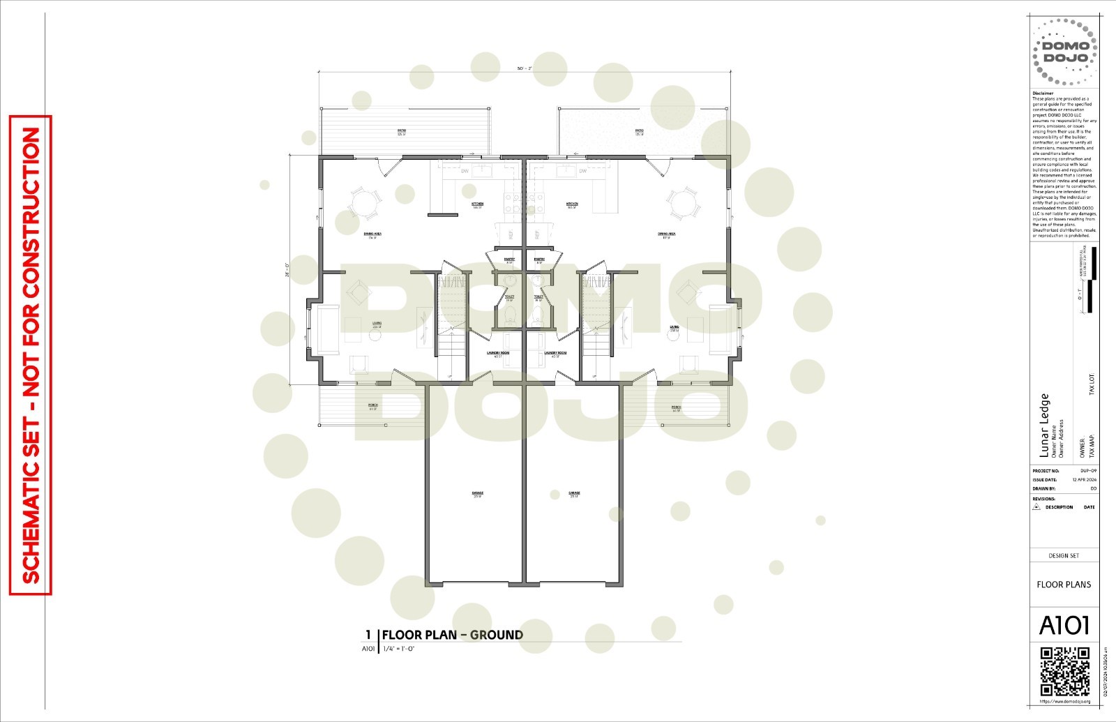 Lunar Ledge Duplex Plans – PDF Downloadable Blueprint