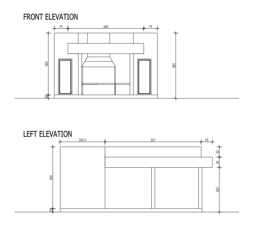 Modern Tiny Backyard Relaxatation House Blueprints, Floorplans 379sqft/35.24m2