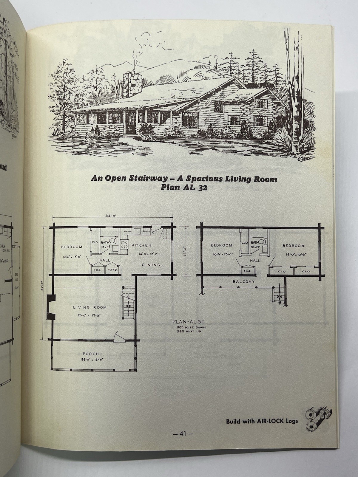 Log Cabins: Fifty-Five Plans / Designs Air-Lock Log Company