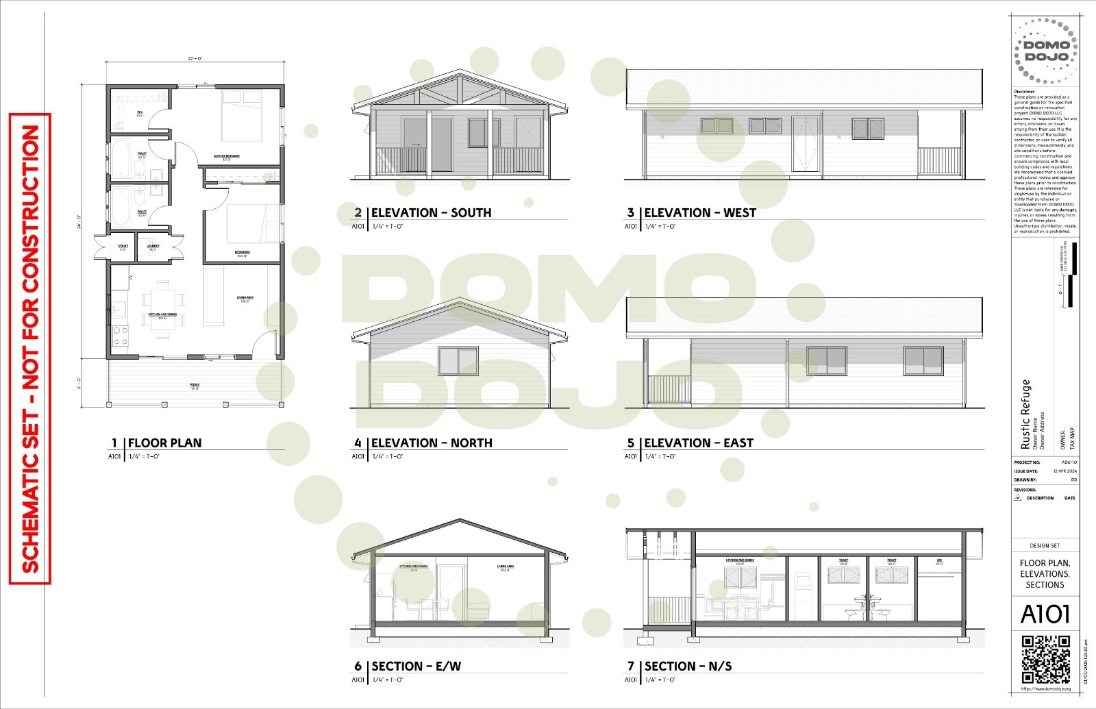 Rustic Refuge ADU Plans – PDF Downloadable Blueprint
