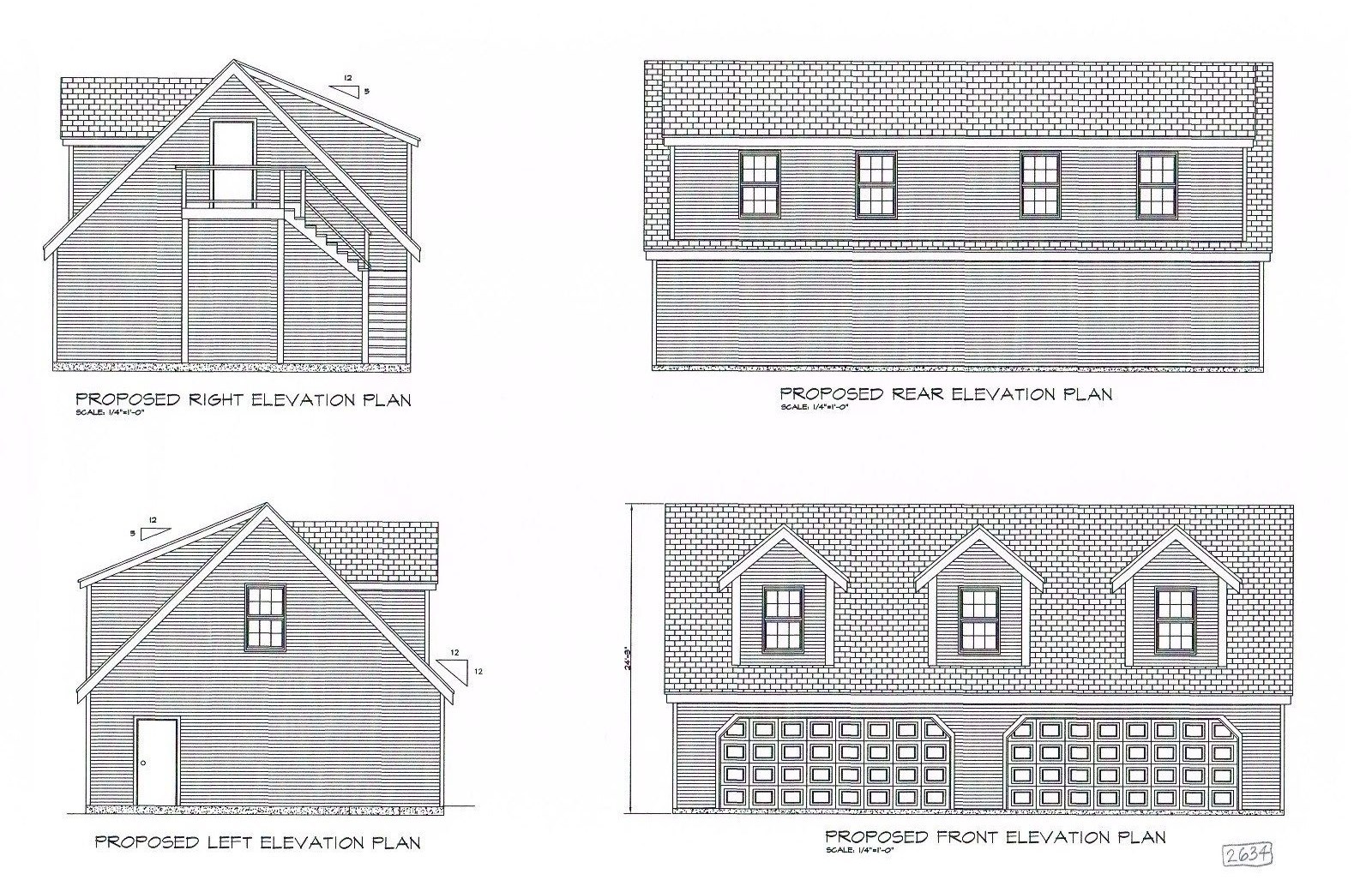 GARAGE PLANS 48’X28′ 4 CAR BARN PLANS BLUEPRINT DRAWING PLANS #17-2848GBLDORM-1