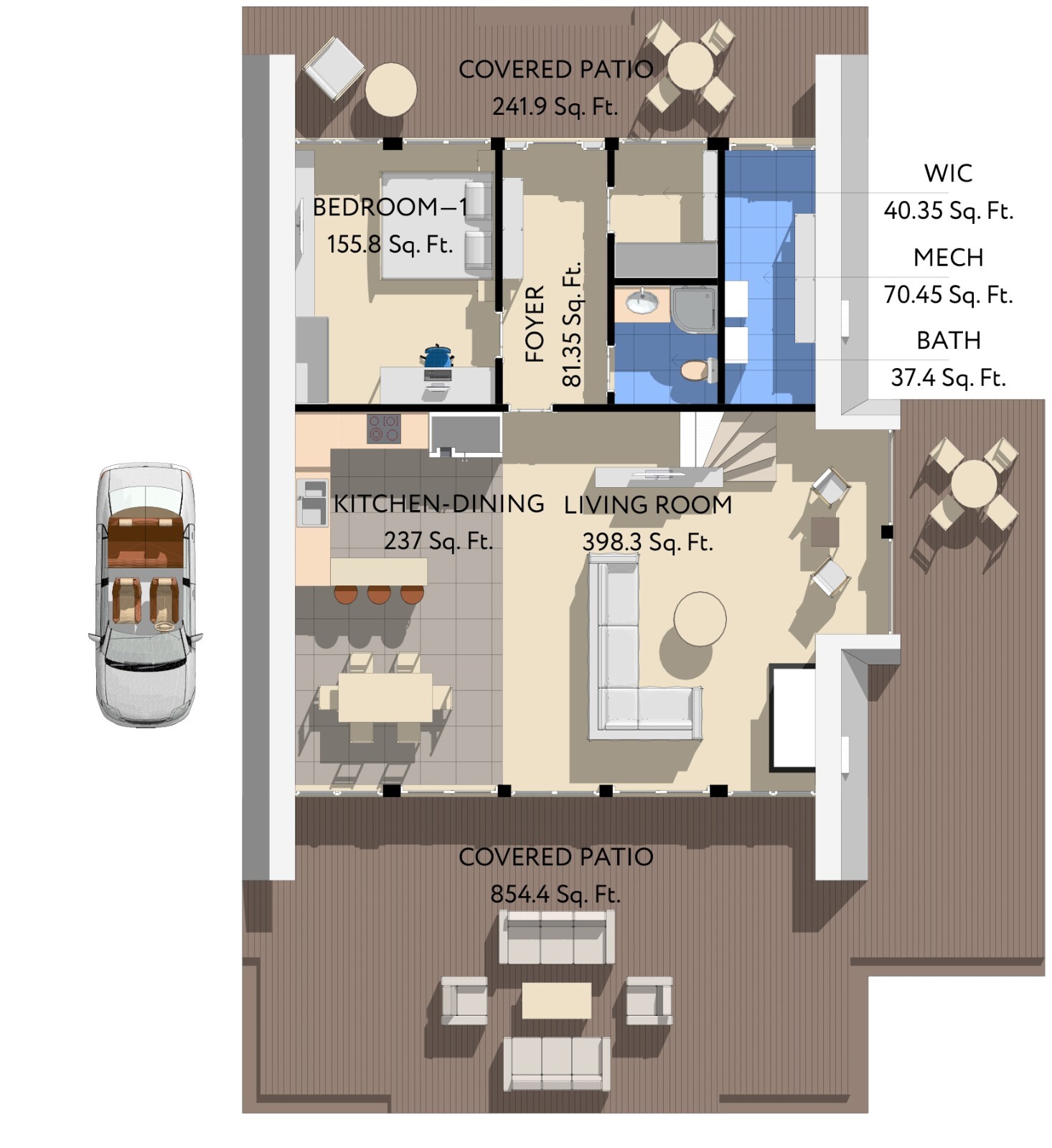 45’x57’ 4 Beds, 2 Baths A-Frame Cabin Architectural Build Plans PDF.