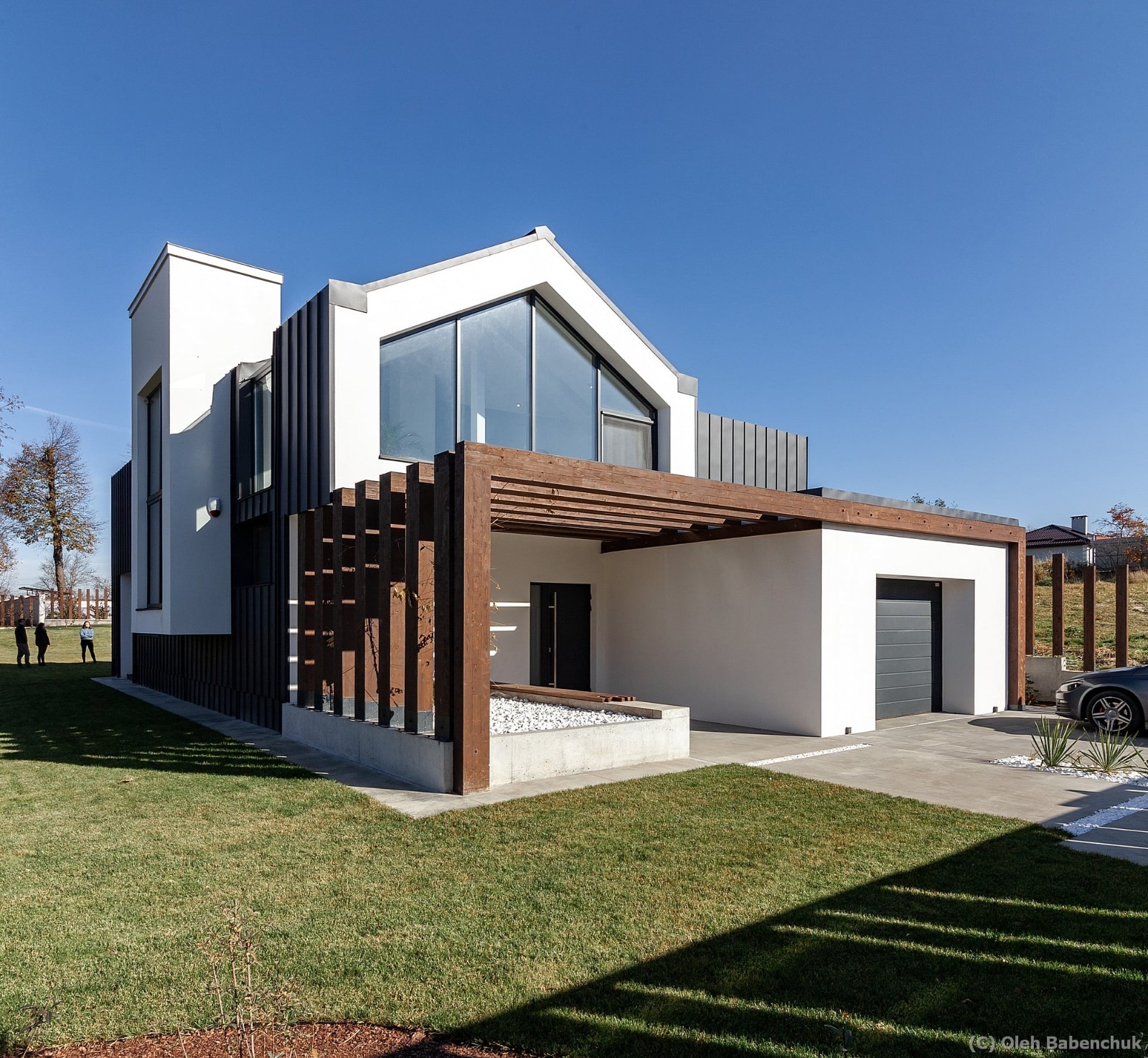 Modern House Plan Building Plans Blueprints 217m 2,336ft 3 bedroom 2.5bath CAD