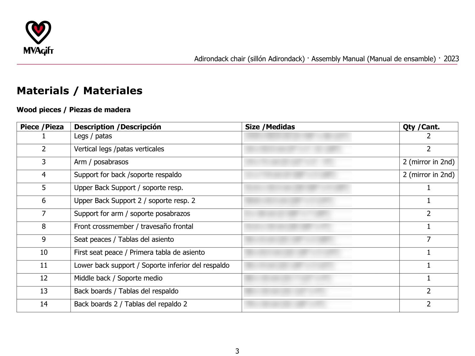Complete pdf plans + Assembly Manual to make an Adirondack chair from scratch