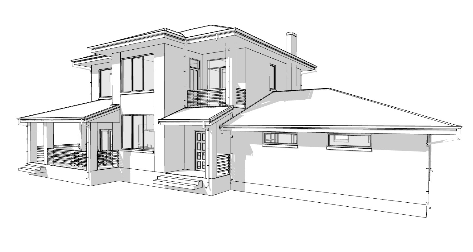72’x42’ 3 Beds, 2 Baths Elegant Cottage Architectural Build Plans PDF Download.
