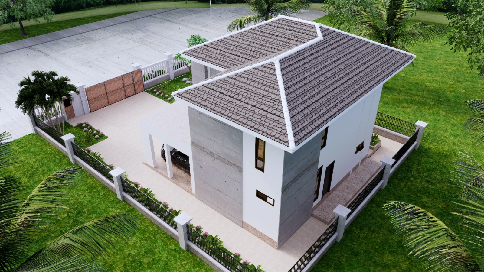 30×31 Feet Small House Design 9×9.5 Meter 3 Beds Full PDF Plan (A4 Hard Copy)