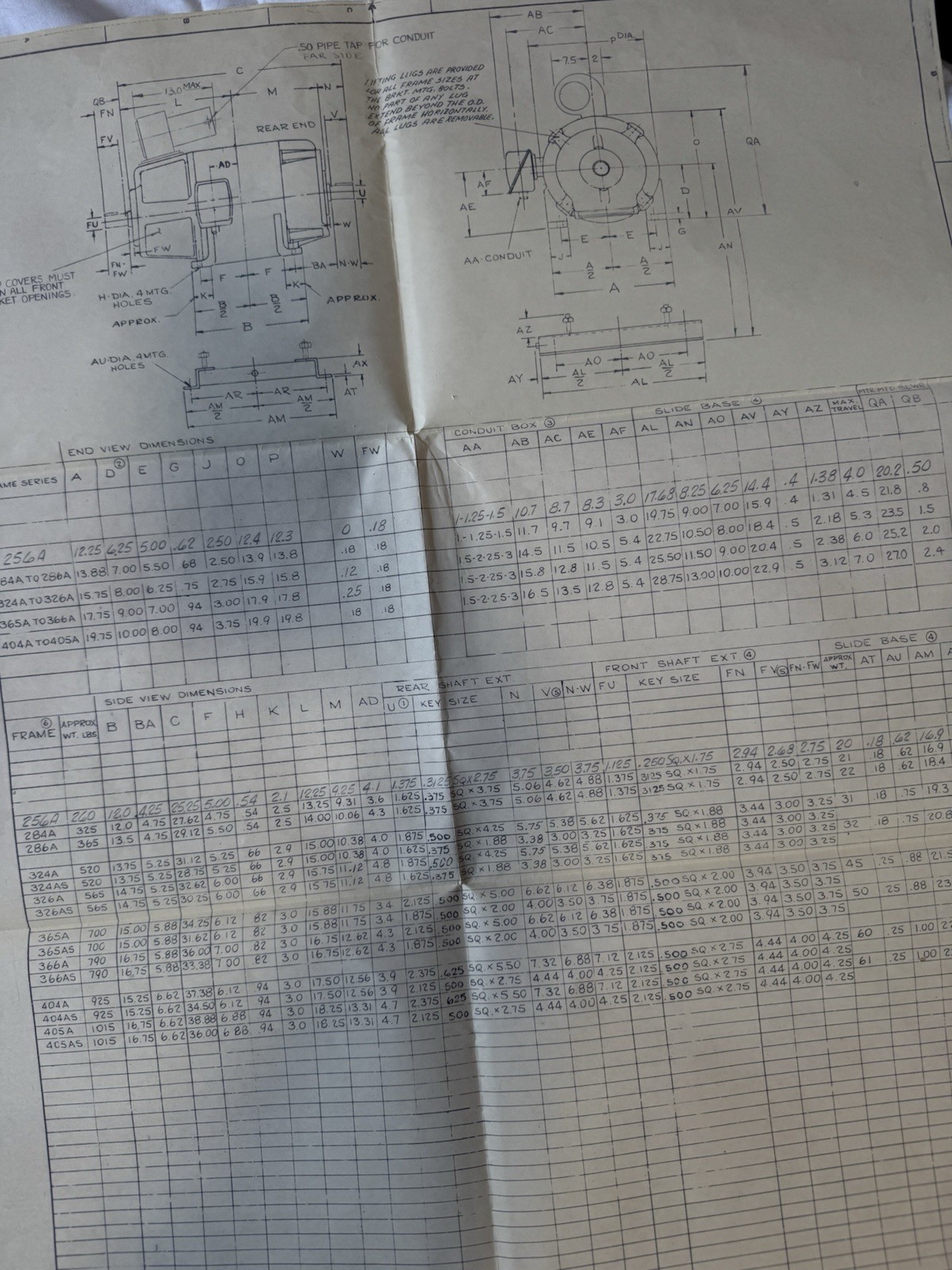 Westinghouse & American Hofmann Lot Of 2 Engineering Blueprints Schematics Look