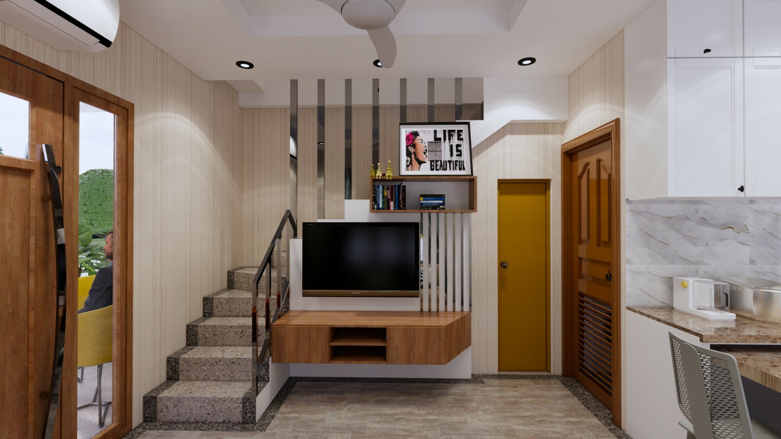 Small House Plan 4×7 M 13×23 Feet 2 Beds PDF Plan PDF Full Plan (A4 Hard Copy)