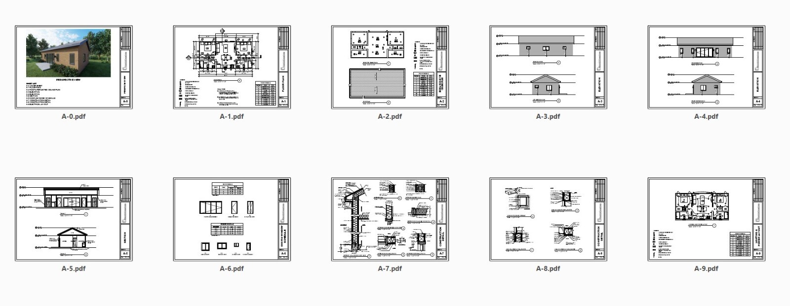 2 Bedroom ADU house plan with 40’X20′ (800 sq. ft.) | PDF Download