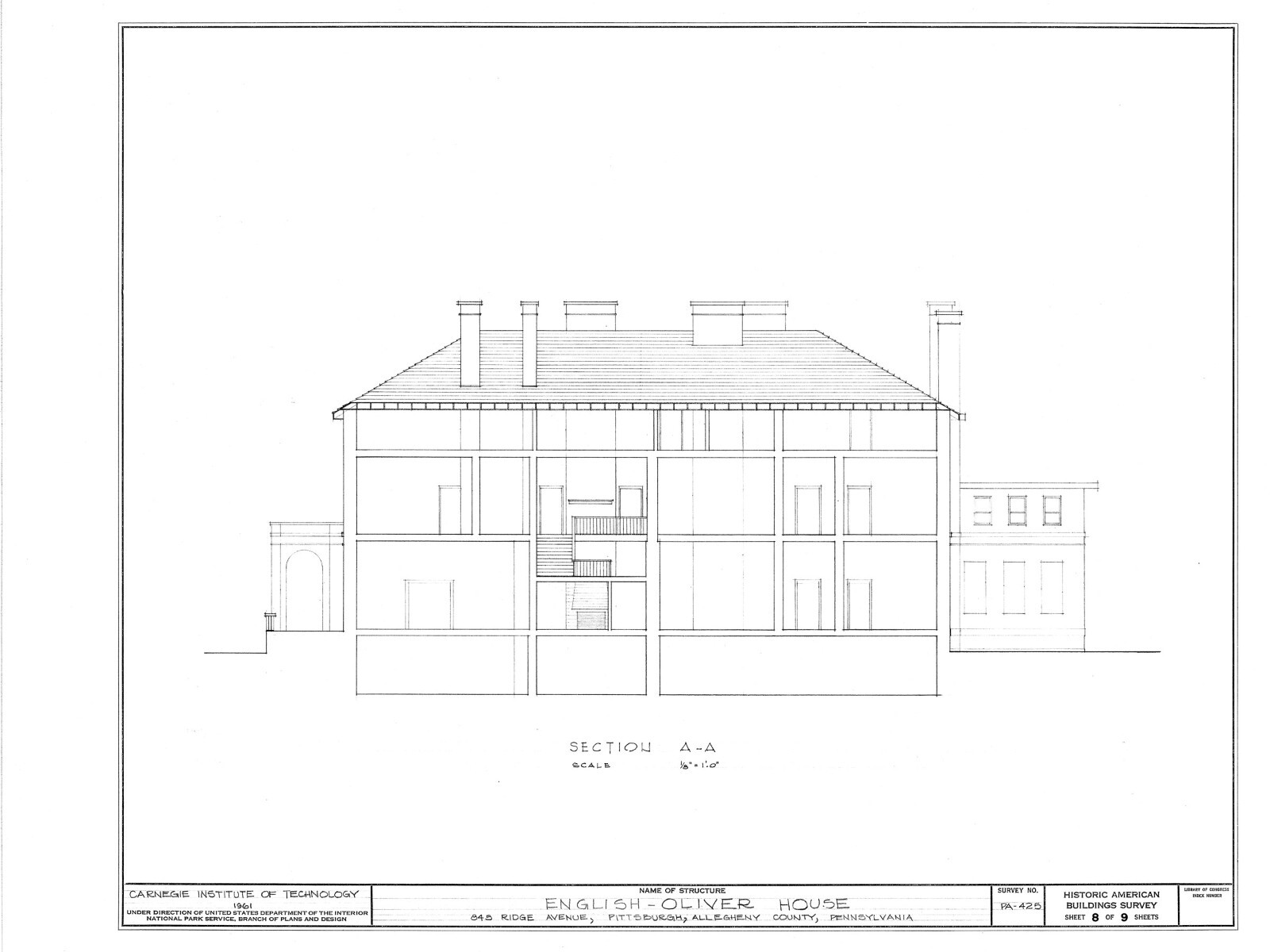 Historic house plans, Victorian Romanesque Mansion, architectural drawings
