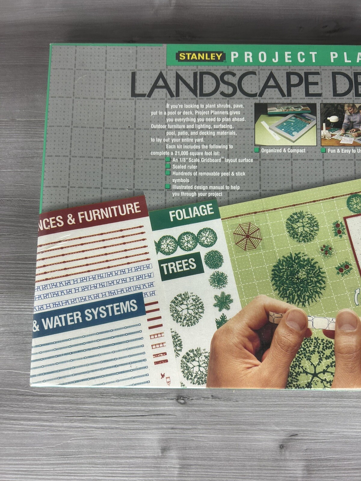 Vintage Stanley Project Planner Landscape Designer 1988 New Sealed