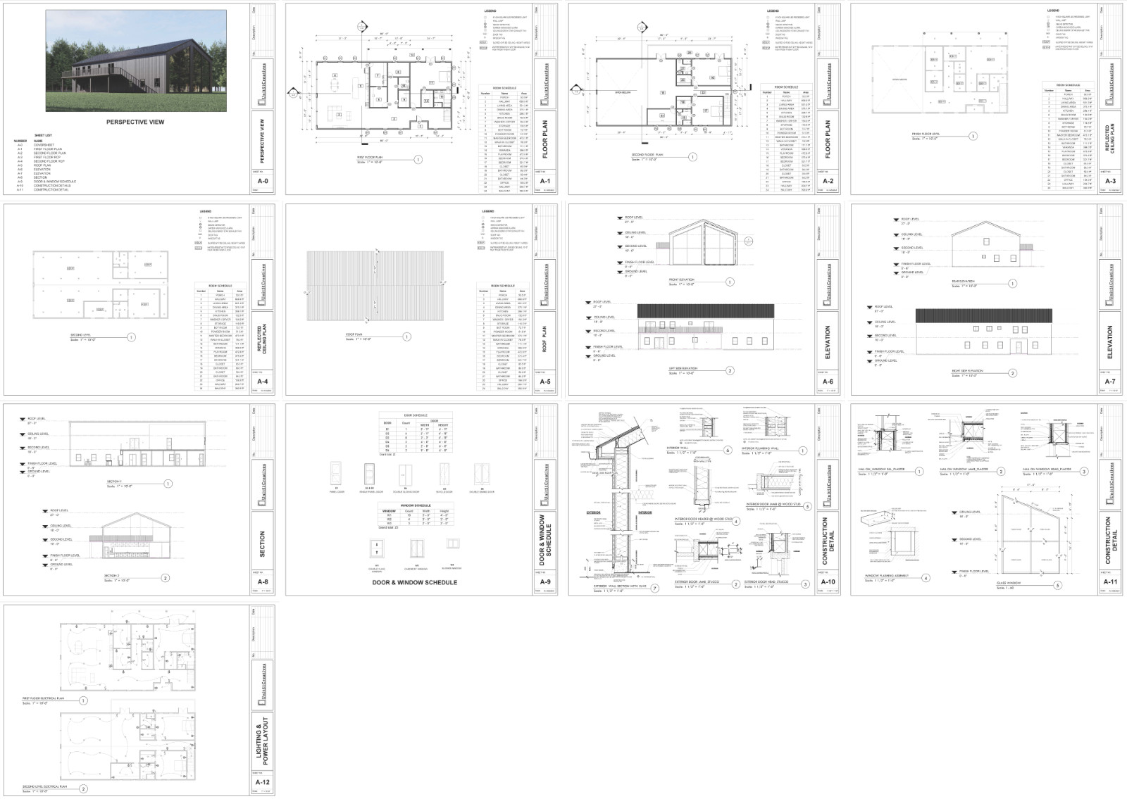 Barndominium, 3 Beds 3.5 Bath with balcony, 40’x80′ floor plan, (3200 SF) | PDF