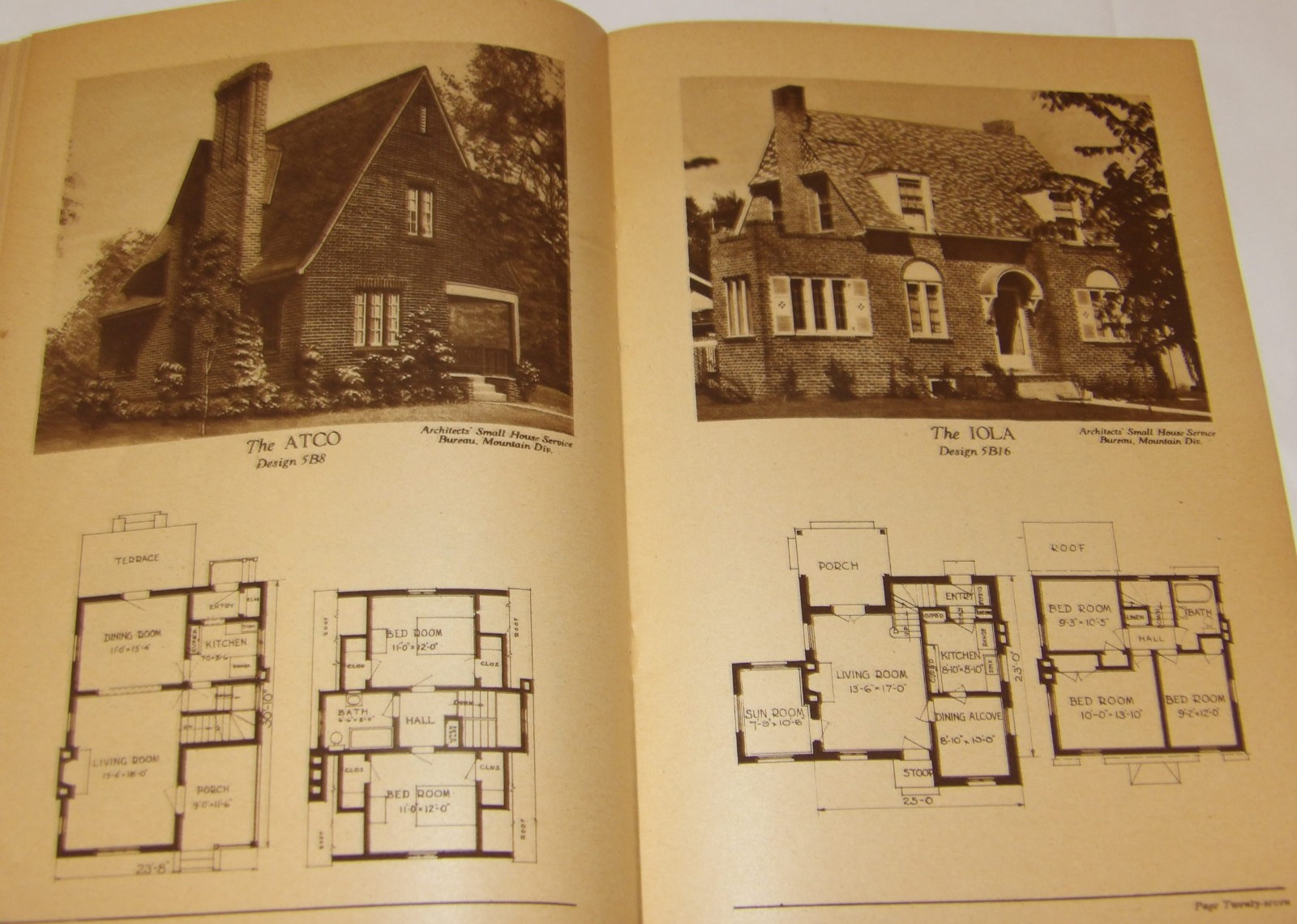 VTG 1924 ’62 BRICK HOMES YOU CAN AFFORD’ CATALOG OF HOUSE PLANS! PHOTOS/LAYOUTS!