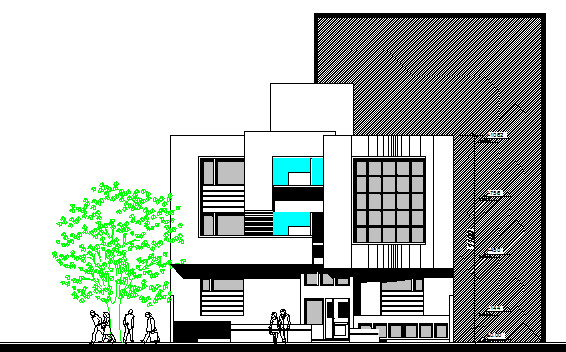 Custom Modern Spacious 3-Story House Building Plan – 210 sqm DWG Layout!
