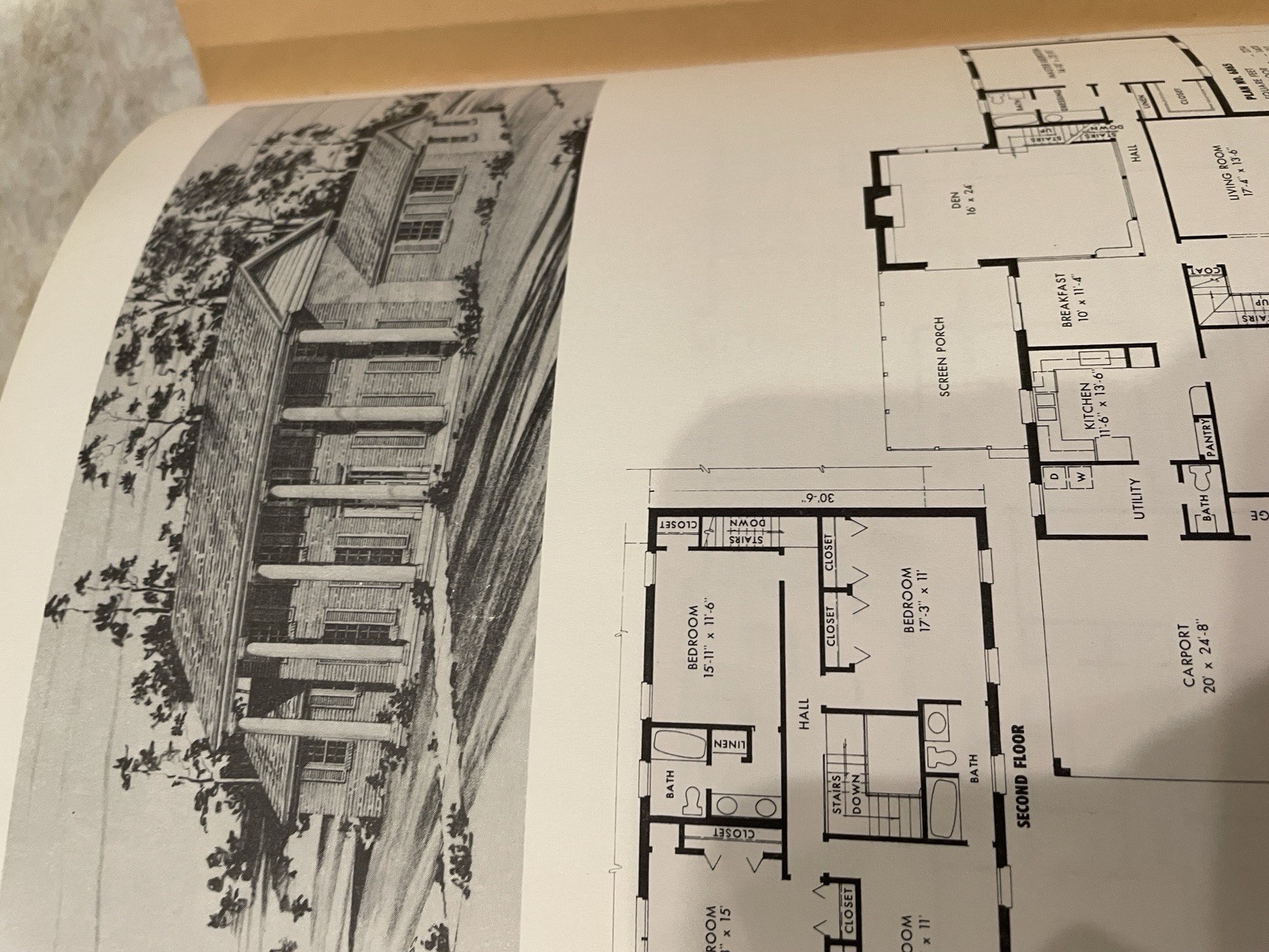 Two Vintage Contemporary House Plan Books From The 1970s Corley Plans And Design